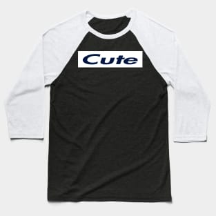 SUPER CUTE LOGO Baseball T-Shirt